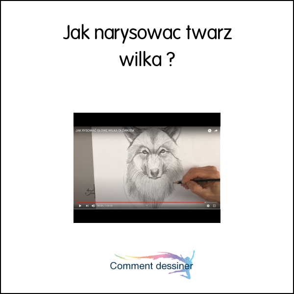 Jak narysować twarz wilka